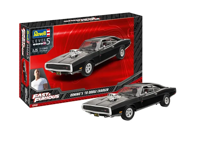 miniature Fast & Furious 1327 Dodge Charger, 1:24 scale