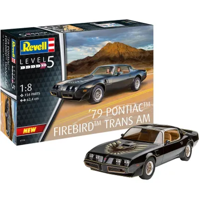 Pontiac Firebird Trans Am 1/8 Model Car Kit #7710 by Revell