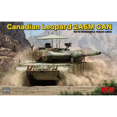 Canadian Leopard 2A6M Can w/ Workable Tracks 1/35 #RM-5076 by Ryefield Model