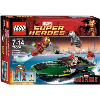 Lego Marvel Super Heroes: Iron Man: Extremis Sea Port Battle 76006