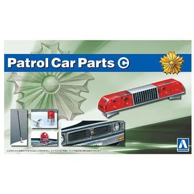 Light Bar The Tuned Parts Series Patrol Car Parts C 1/24 Car Accessory Model Kit #5976 by Aoshima