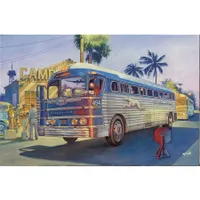 1947 Pd-3751 Silverside Bus 1/35 Model Vehicle Kit #0816 by Roden