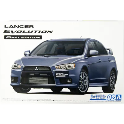 Mitsubishi Lancer Evolution CZ4A X Final Edition 2015 1/24 by Aoshima