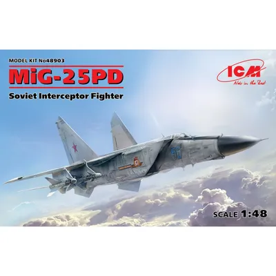 MiG-25PD Foxbat Interceptor 1/48 by ICM