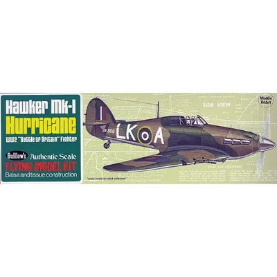 Guillows Hawker MK-1 Hurricane Laser Cut