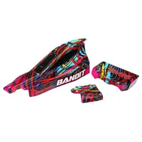 Traxxas Body, Bandit, Hawaiian graphics painted, decals applied TRA2449