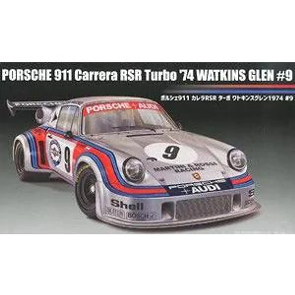 Porsche 911 Carrera RSR Turbo Watkins Glen 1974 #9 1/24 Model Car Kit #126494 by Fujimi