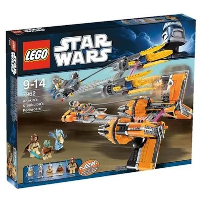 Lego Star Wars: Anakin's & Sebulba's Podracers 7962