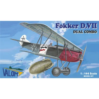 Fokker D.VII (Dual Combo) 1/144 #14430 by Valom