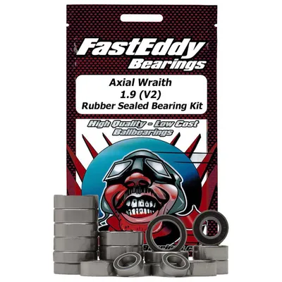 Sealed Bearing Kit: Axial Wraith 1.9 (V2) Rubber TFE5824