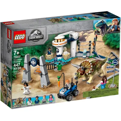 LEGO Jurassic World Dilophosaurus on The Loose 75934 Building Kit (168  Pieces) Multicolor