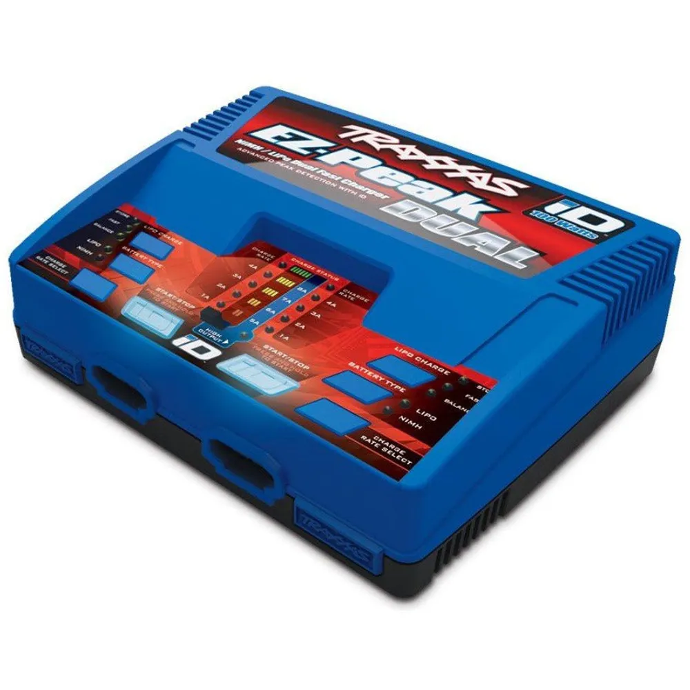 TRA2972 Traxxas Charger, EZ-Peak Dual, 100W, NiMH/LiPo