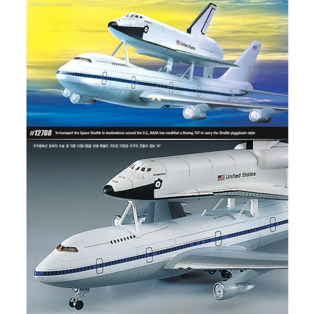 Space Shuttle & 747 1/288 #12708 by Academy