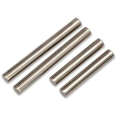 TRA7742 Suspension pin set, shock mount (front or rear, hardened steel), 4x25mm (2), 4x38mm (2)