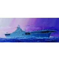 USS Essex CV-9 Aircraft Carrier 1/700 Model Ship Kit #05728 by Trumpeter