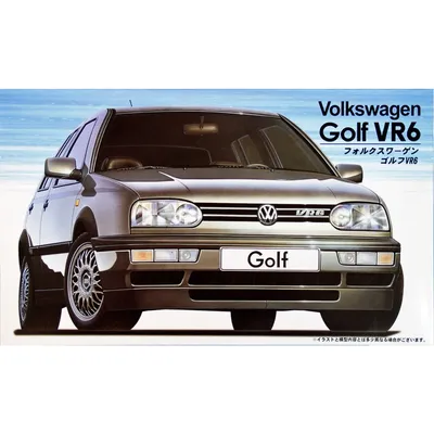 1991 Volkswagen Golf VR6 1/24 Model Car Kit #120935 by Fujimi