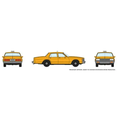 HO Chevrolet Impala Sedan: Taxi