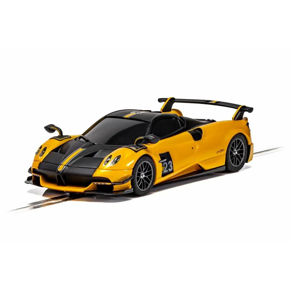 Pagani Huayra Roadster BC Yellow Scalextric Slot Car