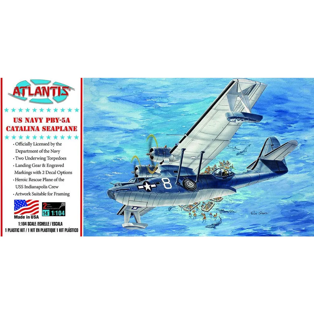 PBY-5a Catalina Seaplane ATLA-M5301 1/104 by Atlantis