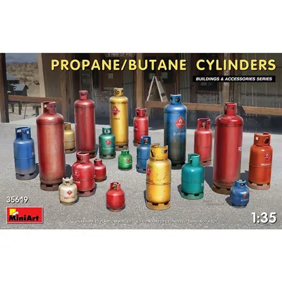 Propane/Butane Cylinders #35619 1/35 Detail Kit by MiniArt