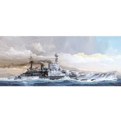 HMS Repulse 1941 1/350 Model Ship Kit #5312 by Trumpeter