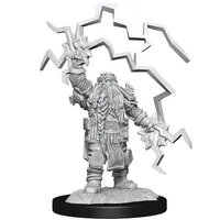 D&D Unpainted Mini - Dwarf Cleric Male 90222