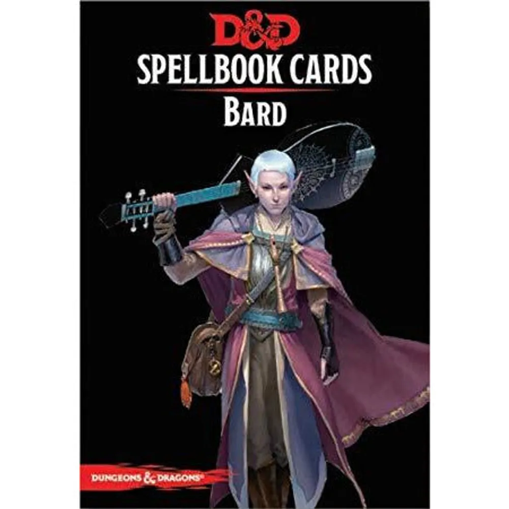 D&D Spell Cards: Bard (2nd Edition)