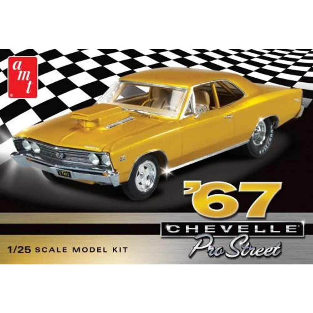 1967 Chevy Chevelle Pro Street 1/25 by AMT