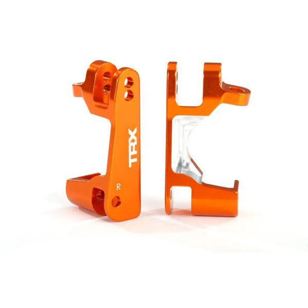 Traxxas Aluminum Caster Block Set (2) (Orange) TRA6832A