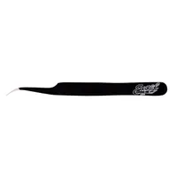 Excel Tweezer 4.5" Slant Pointed Black