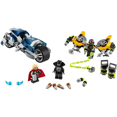 Lego Marvel Super Heroes: Avengers Speeder Bike Attack 76142