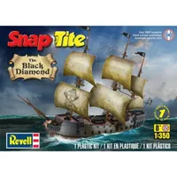 Black Diamond Pirate Ship 1/350 Model Ship Kit #1971 by Revell