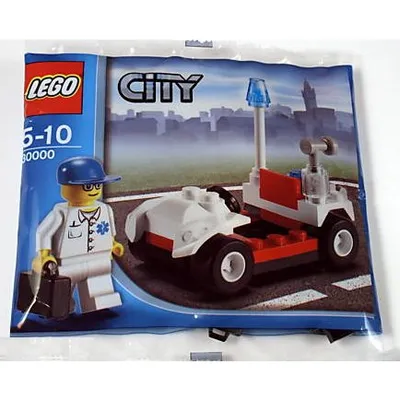 Lego City: Doctor with Car Polybag 30000