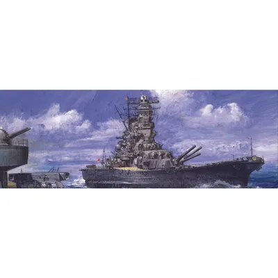 IJN Musashi Commission Type 1/700 Model Ship Kit #421322 by Fujimi