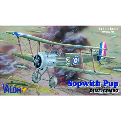 Sopwith Pup (Dual Combo) 1/144 #14402 by Valom
