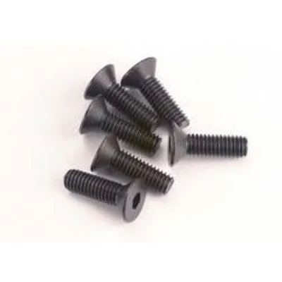 TRA2551 3 x 10mm Flat Head Screws (6 pcs)