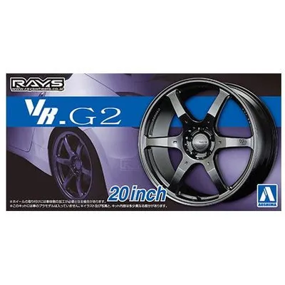 Volk Racing VR.G2 20 Inch Wheels 1/24 by Aoshima