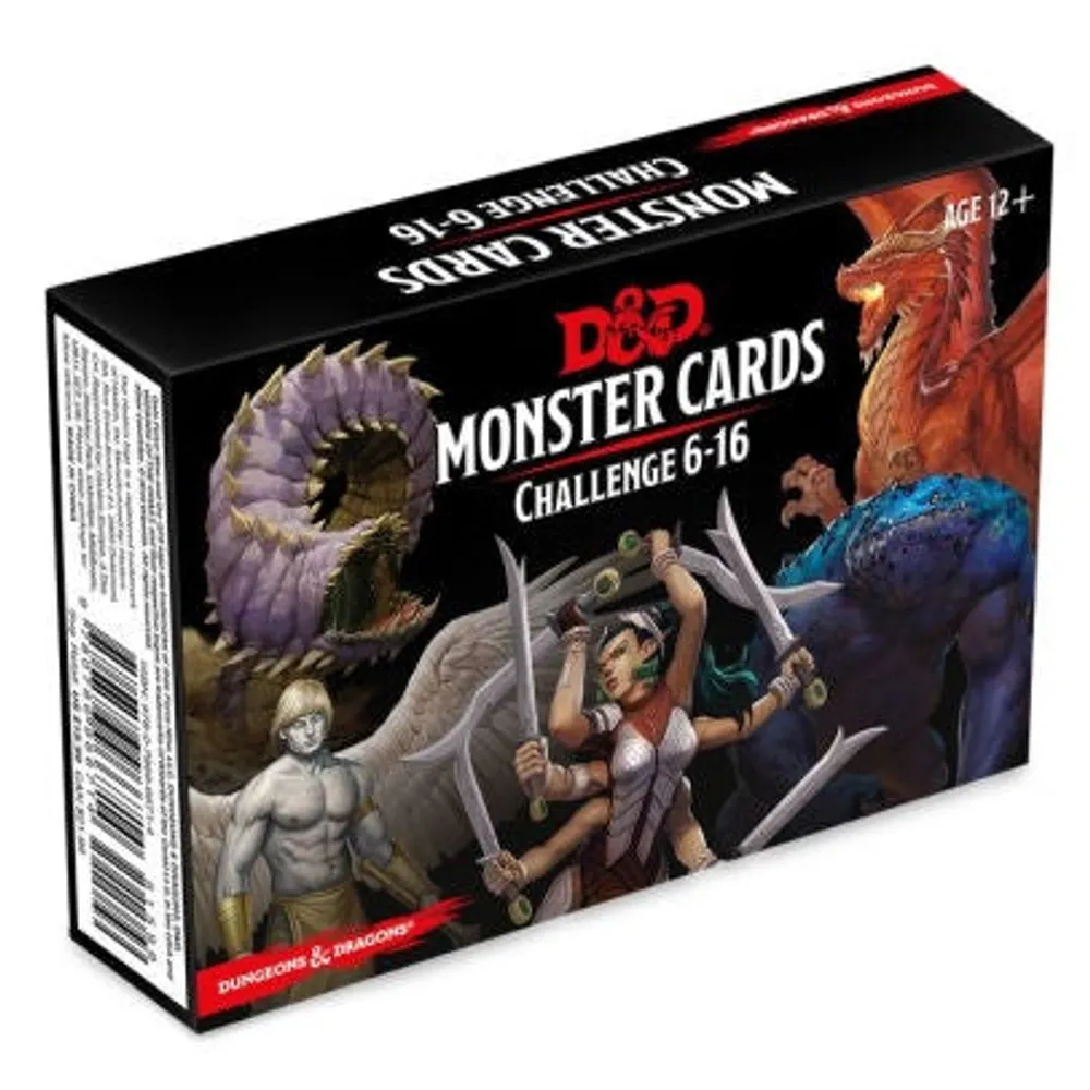 D&D Monster Cards 6-16