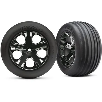 TRA3771A Traxxas Tires & wheels, assembled, glued (2.8')