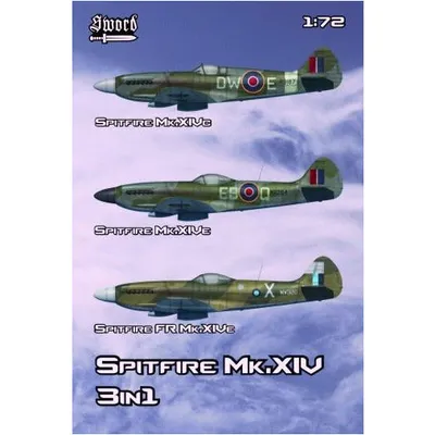 Spitfire Mk. XIV 3 in 1 set 1/72 by Sword