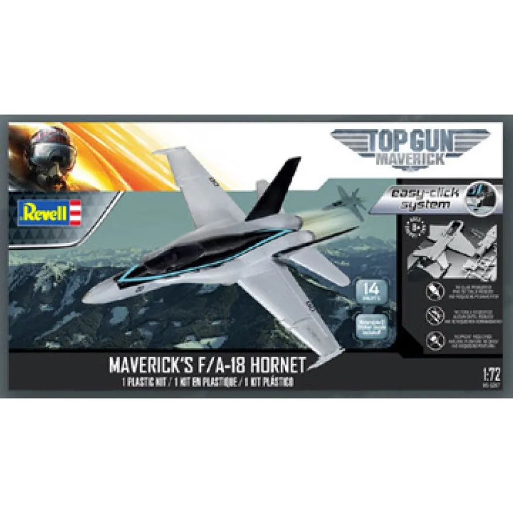 Maverick's F/A-18 Hornet 1/72 Snap Kit by Revell