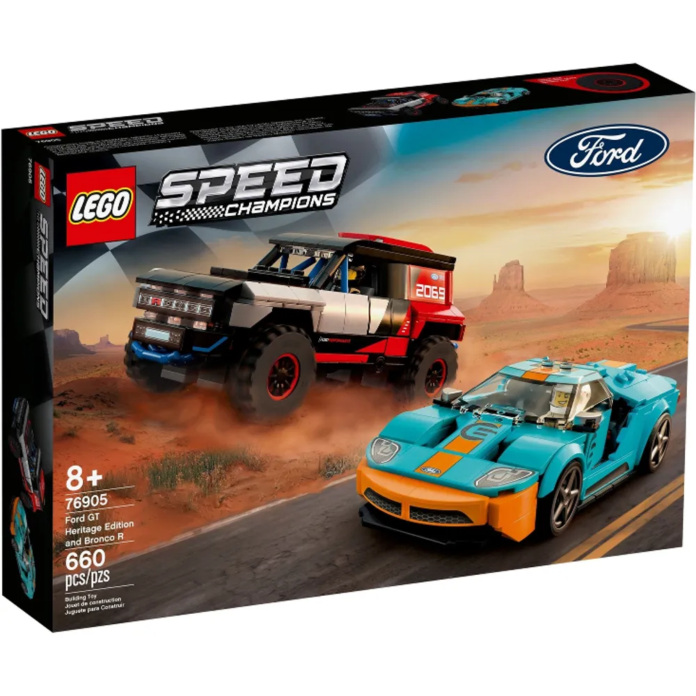 Lego Speed Champions: Ford GT Heritage Edition and Bronco R 76905