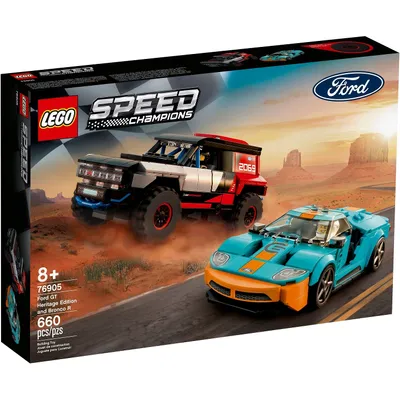Lego Speed Champions: Ford GT Heritage Edition and Bronco R 76905