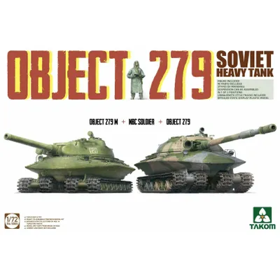 Object 279 Soviet Heavy Tank 1/72 #5005 by Takom