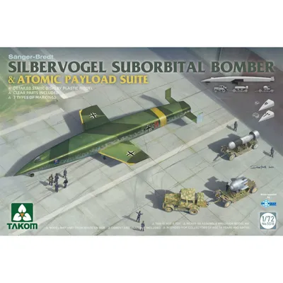 Silbervogel Suborbital Bomber & Atomic Payload Suite 1/35 #5018 by Takom