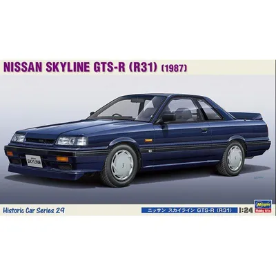 Nissan Skyline GTS-R (R31) (1987) 1/24 Model Car Kit #21129 by Hasegawa