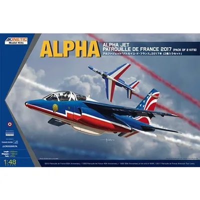 Alpha Jet Patrouille de France 2017 1/48 by Kinetic