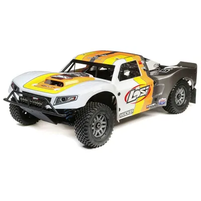 Losi 1/5 4WD Short Course Truck BND 5IVE-T 2.0 V2 SCT Gas - Gray/Orange/White LOS05014T2