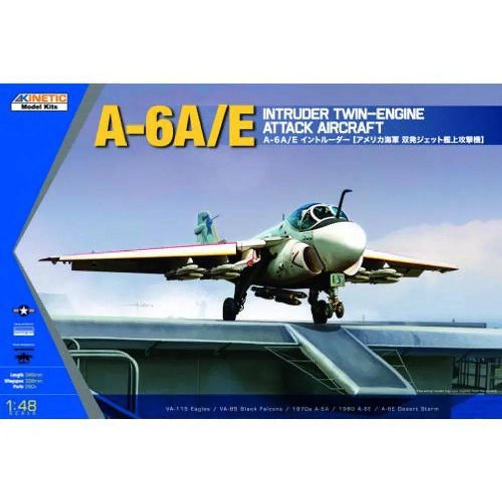 A-6A/E Intruder Twin Engine 1/48 by Kinetic