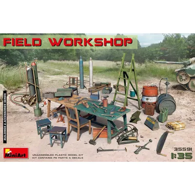 Field Workshop #35591 1/35 Scenery Kit by MiniArt